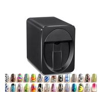 Mini imprimante de nail art, imprimante de nail art mobile numérique, bricolage personnalisé, pratique à emporter pour les sorties, les fêtes, les événements/l'extérieur, convient pour un usage