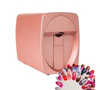 Mini imprimante de nail art, imprimante numérique mobile pour nail art, temps de dessin : 25-30 s, contrôle du téléphone portable, motif personnalisé, 2400 dpi, pour la beauté et les soins personnels,