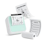 Mini imprimante de poche portable thermique instantanée pour impression photo BT sans fil compatible avec l'application Android/iOS, prise en charge d'étiquettes de reçus, mémos, autocollants, listes