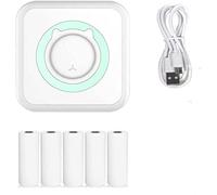 Mini imprimante de poche pour autocollants, imprimante sans fil Bluetooth portable, imprimante instantanée pour notes, machine à autocollants, notes, mémos, photos pour la maison et le bureau.