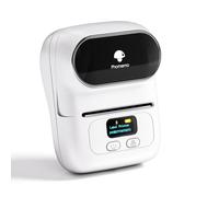 Mini imprimante d'étiquettes blanche Bluetooth Label Printer autocollant impr...