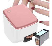 Mini Imprimante éLectrique pour Nail Art, Imprimante 3D 4800 Dpi - Nail Art De Qualité Professionnelle en 10 Secondes | Studio ContrôLé par Application avec Plus De 1000 Motifs