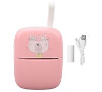 Mini Imprimante, Mauvaise Question, Photographie, Imprimante Multifonctionnelle Fil à Connexion Rapide pour Le Bureau de l'école à Domicile (Pink)