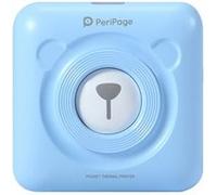 Mini Imprimante Peripage E Bluetooth portable thermique avec 6 rouleaux de papier d'impression - Bleu G
