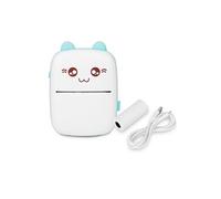 Mini Imprimante Photo Bluetooth Péripage sans fil Bleu