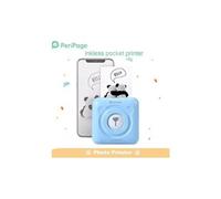 Mini imprimante photo thermiquea6 peripage bluetooth pour téléphone portable -bleu G