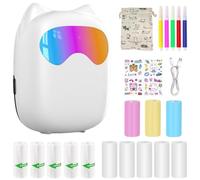 Mini Imprimante Portable, Thermique Photo Portable, Imprimante Photo Portable, Imprimante Bluetooth Et WiFi, pour Notes, Images, Photos, Journal