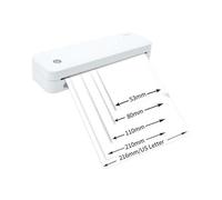 Mini Imprimante Thermique Portable A4 - Connectivité Bluetooth Sans Fil