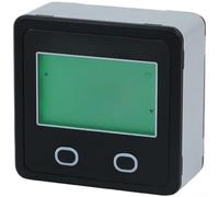 Mini inclinomètre numérique, avec contrôle à deux boutons, jauge d'angle à 360°, double mode de mesure relative et absolue, base magnétique puissante, design portable noir