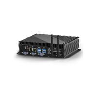 Mini Industriel PC Core i5 1235U Industrial Computer 6*RS232/RS485 COM | 32GB DDR5 512GB SSD, Dual 2.5G LAN Mini PC 4K Triple Display, 2xHD, DP, WiFi6, 9-36V, 4G SIM Slot, Mini desktop PC Win 11 Pro