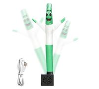Mini Inflatable Waving Tube Man 20x7.5x50cm Funny Desktop Air Dancer Toy With Blower, Rocket Or Human Style, Rubber And Electronic Components, Wacky Office, Home, And Shop Decor, Lightweight 190g