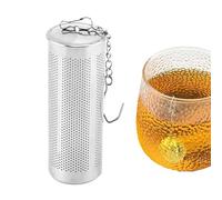 Mini Infuseur À Thé Avec Chaîne Et Crochet - Passoire En Acier Inoxydable À Mailles Fines | Infuseur À Thé En Vrac Portable Pour Débutants, Amateurs, Utilisation À Domicile Ou En Déplacement