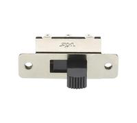 Mini Interrupteur à Glissière de Panneau, Montage Miniature DPDT 2 Positions 6 Bornes, ON OFF, Connexion à Souder 6 Pins, 0.5A 50V (Lot de 1) pour Électronique DIY, Robotique, Modélisme
