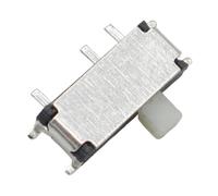 Mini interrupteur coulissant à 7 broches, 20 pièces, marche-arrêt, 2 positions, Micro interrupteur à bascule 1P2T H = 1.5MM, interrupteur coulissant horizontal Miniature SMD