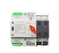 Mini interrupteur de transfert automatique ATS, 2/3/4P, 100A, 110V/220V, commutateur de sélection électrique, double interrupteur d'alimentation, PV solaire, Rail DIN(2P,110V)