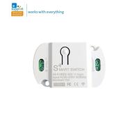 Mini interrupteur d'éclairage intelligent WiFi, bricolage, minuterie de disjoncteur universelle, application EWeLink, télécommande sans fil 2.4G, fonctionne avec Alexa Google Home