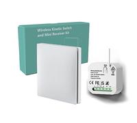 Mini interrupteur ECO-NEWLEAF sans fil et récepteur, interrupteur marche/arrêt ou création rapide pour lampe 1000 W