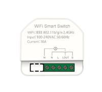 Mini interrupteur lumineux intelligent Wifi 1gang, Module disjoncteur, bricolage, Smart Life/Tuya APP, télécommande, fonctionne avec Alexa Echo Google Home