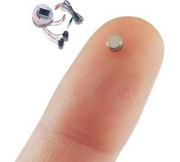 Mini Invisible Spy Earpiece for Examination Nano Hidden for Telephone with Microphone-Wireless Headphones Discrete Spy Earphone Remote Listening (Nano)