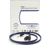 Mini-jack Wireworld Pulse 3,5 mm vers 2 interconnexion analogique RCA