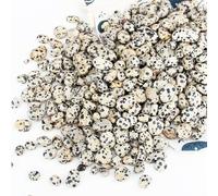 Mini Jaspe Dalmatien Pierres polies de Cristal, Quartz Jaspe Dalmatien Naturel de 500 g, Petite Passée Chips écrasé Pierre Guérison Reiki Cristal Bijoux Décoration de la Maison