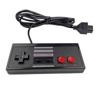 Mini jeu contrôleur de jeu rétro 8 bits nouveau contrôleur classique pour Console système Nintendo NES Pad de contrôle pour Console de jeu NES FC Black
