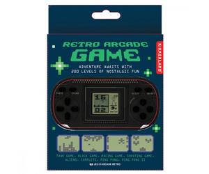 Mini jeu d'Arcade rétro noir - Kikkerland - Noir -