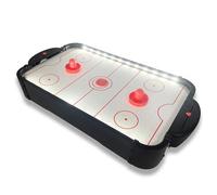 Mini Jeu de Hockey sur air avec lumières LED - Le Plaisir Ultime pour Les Enfants et Les Adultes - Mad Monkey