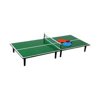 Mini jeu de tennis de table avec 2 pagaies, cadeau d'anniversaire portable pour enfants, jeu de tennis de table compact pour intérieur et extérieur, 90 x 40 x 11 cm