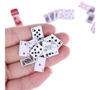 Mini Jeux De Cartes De Poker Pour Maison De Poupée 1:12, Style Aléatoire, Modèles Amusants, Poupon Miniature Mignon, Jouets, Accessoires Décoratifs