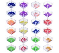 Mini Jeux de Patience Casse, Cubes Casse Tete Enfant Mini Casse-Têtes, Jeux de Patience pour Enfants Jeu Labyrinthe de Puzzle pour Enfants pour Filles et Garçons, Cadeau de Noël