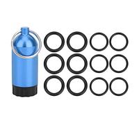 Mini joint torique de cylindre de réservoir, bouteille d'étanchéité de cylindre de plongée joint torique Mini bouteille de stockage de cylindre OR-MT02(Bleu)