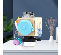 Mini Jouet Cube De Voyage, Tableau D'Activité Occupé, Cadeau Pour Enfants En Bas Âge, Jouets Interactifs, Puzzle