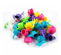 Mini Jouet Marionnettes À Doigt Pour Bébé Accessoires Pour Raconter Des Histoires Poupée Tête Grise Jouets À Main Pour Enfants Tour D'halloween Amusant 5 Pièces/Lot
