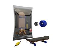 Mini Jouet Skateboard - Conception De Jeux Créatifs, Mini-composants Durables | Mouvement De Roue De Pont Équilibré, Finition De Poignée De Planche Lisse, Pour Les Cascades De Doigt De Soulagement