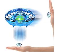 Mini Jouet Volant UFO Drone Avion Interactive Infrarouge Induction Hélicoptère Capteurs Rotatif 360° Contrôle Manuel avec Lumière LE