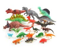 Mini Jouets De Dinosaures Uniques En Plastique, 20 Pièces, Avec Des Couleurs Vives, Jouets Éducatifs