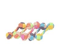 Mini jouets interactifs pour chiens en corde de coton, balle pour accessoires pour chiens, brosse à dents, jouet à mâcher pour chiots, pour petits et grands chiens (Style F)