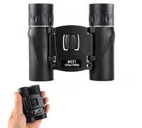 Mini jumelles portables 8 x 21 haute puissance HD vision nocturne mise au point facile avec prismes Bak4 et revêtement Fmc Idéal pour les voyages, le camping, les concerts et les activités de plein