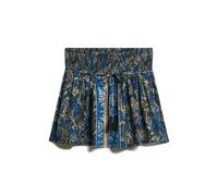 Superdry St Tropez Paisley Short Skirt Bleu M Femme