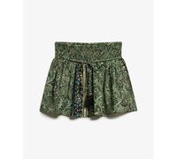 Superdry St Tropez Paisley Short Skirt Vert XS Femme