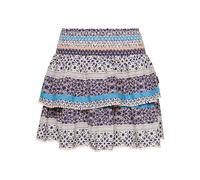 Superdry Vintage Tiered Mini Skirt Bleu L Femme