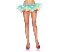 Mini jupe arc-en-ciel lumineux femme Leg Avenue Multicolore TU