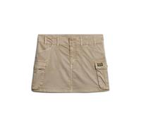 Superdry Mini jupe cargo Femme Beige Taille 2XS
