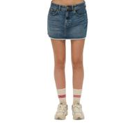 Superdry W7210345a Denim Skirt Bleu 30 Femme