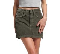 Mini jupe en velours côtelé femme Superdry Vert 32