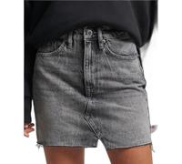 Superdry Minijupe Vintage Denim Gris Femme Taille 30