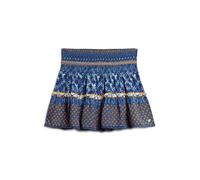 Superdry Printed Shirred Short Skirt Multicolore S Femme