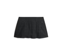 Mini jupe plissÃ©e taille basse femme Superdry Gris M