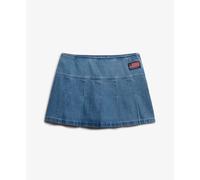 Superdry W7210349a Short Skirt Bleu M Femme